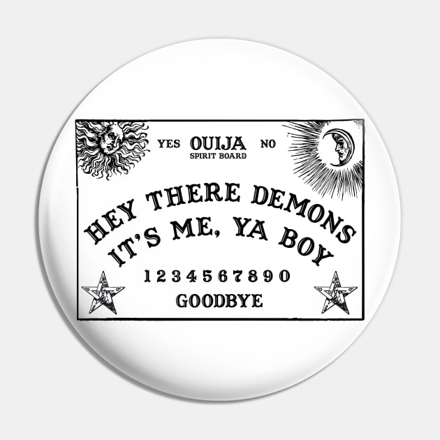 Ouija Board Pin by SpaceBees