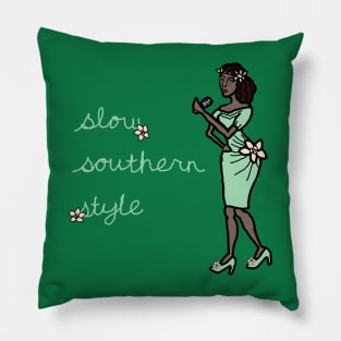 Glass Magnolia - Jazz Artist - "Slow Southern Style" Pillow