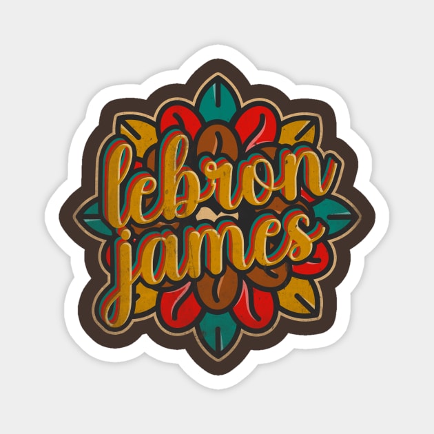 Lebron James Magnet by Testeemoney Artshop