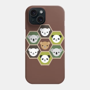 Kawaii Autumn Bears Phone Case