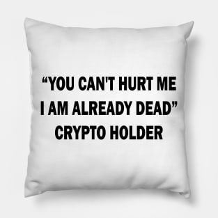 Crypto holder Pillow