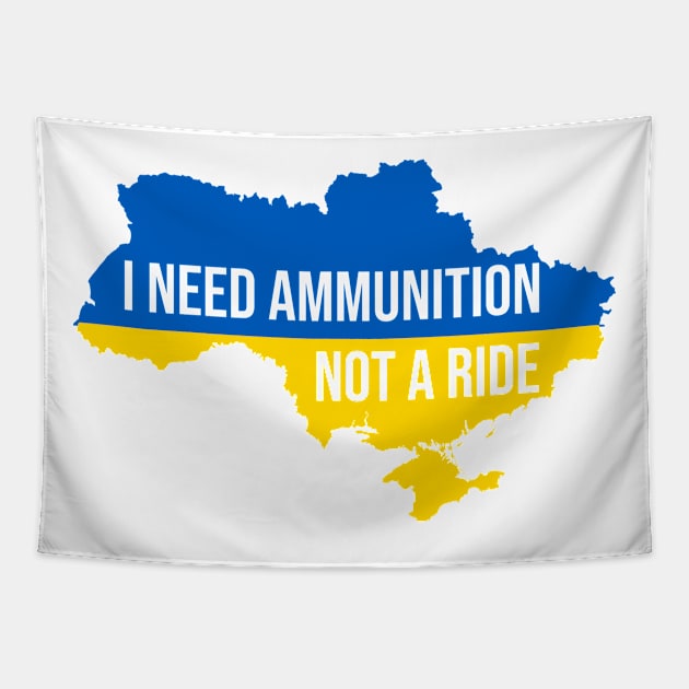 i need ammunition not a ride Tapestry by hananeshopping