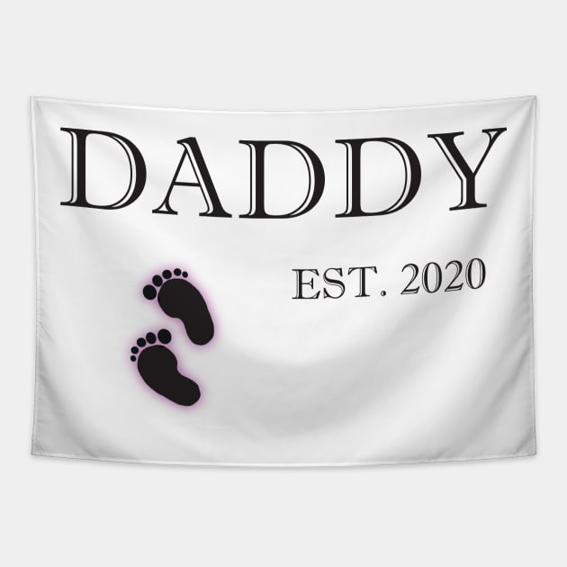 New Daddy Pink Tapestry by Moo Moos Mumma