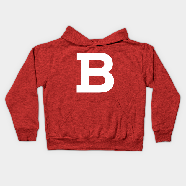 B Emoji Red White Funny Meme Halloween Costume B Emoji Kids Hoodie Teepublic
