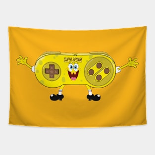 Spongey Gamer Tapestry