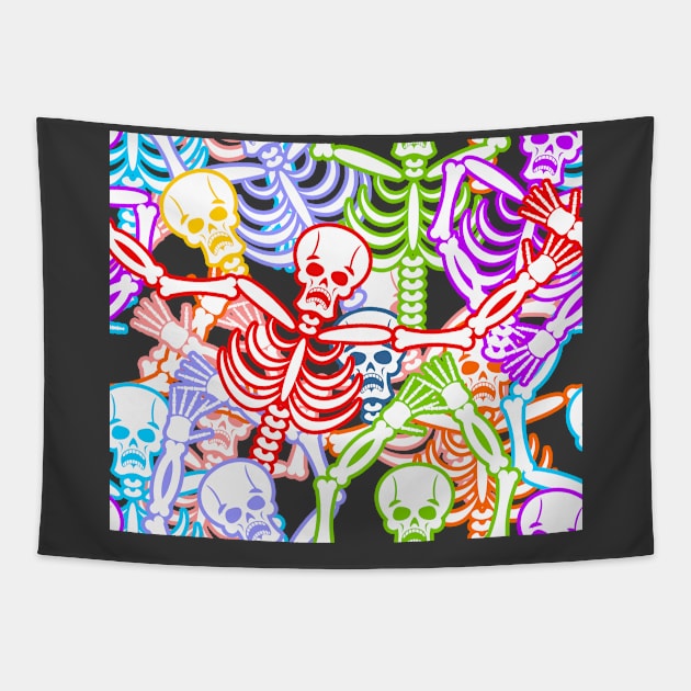 NEON GHOSTS Tapestry by SUGARCOATED