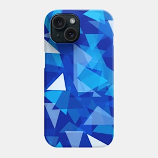 Abstract in Blue Phone Case