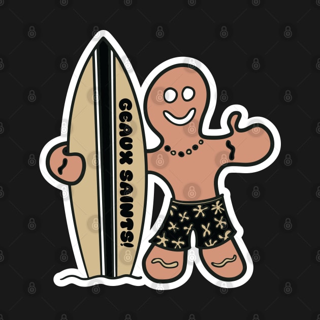 Surfs Up for the New Orleans Saints! by Rad Love