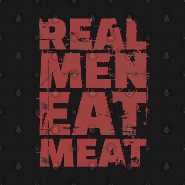 Real Men Eat Meat - BBQ by Vector-Artist