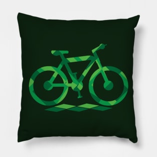 Green Bike Pillow