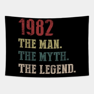 Vintage 1982 The Man The Myth The Legend Gift 38th Birthday Tapestry