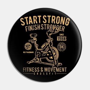 Start Strong Fitness Pin