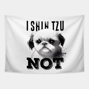 I Shih Tzu Not No. 2: A Very Cute Shih Tzu Dog Tapestry