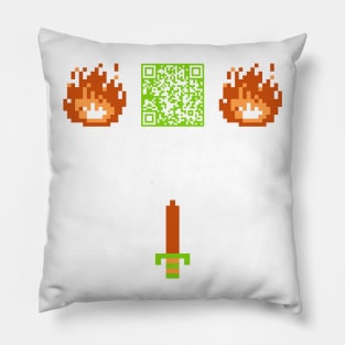 Scan This It's Dangerous To Go Alone Pillow