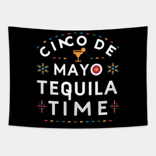 Cinco de Mayo Tequila Time Tapestry