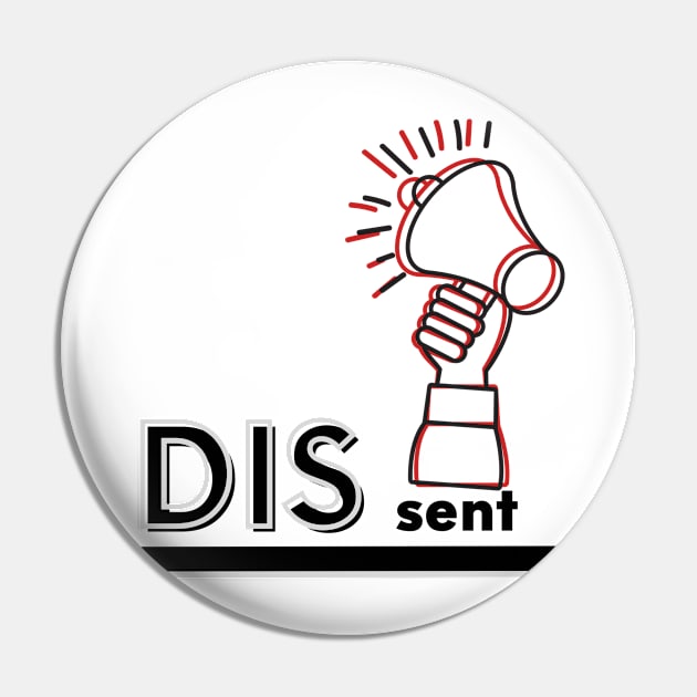 Dissent Pin by baseCompass