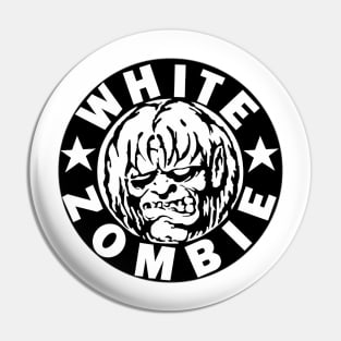 White Zombie Logo Pin