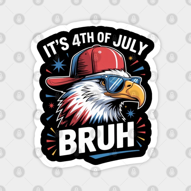 july-4th Magnet by Creatifly Graphic Tees