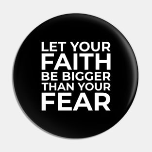 Islamic Quotes Faith Typography Pin