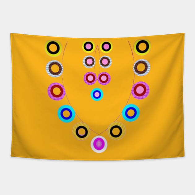 nice circles art Design. Tapestry by Dilhani