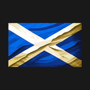 Abstract Scottish Flag T-Shirt