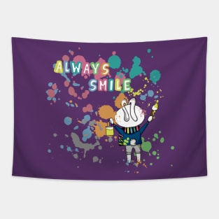 bunny smile Tapestry