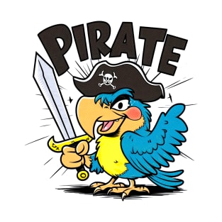 The Pirate cute Parrot T-Shirt