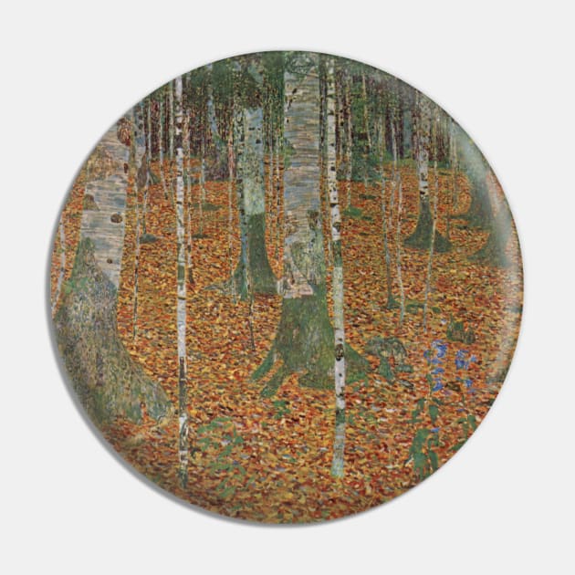 Birch Forest by Gustav Klimt Pin by MasterpieceCafe