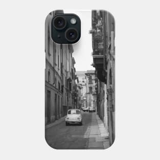 Cinquecento Fiat 500 Verona BW Phone Case