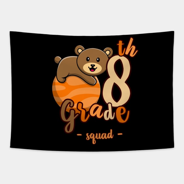 8th grade bear Tapestry by hnueng111