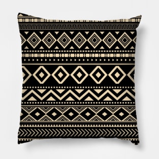 Black and white pattern, Mud cloth pattern art Pillow