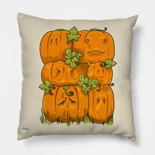 6 pumpkins Pillow