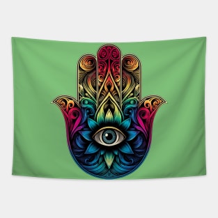 Hamsa Hand Tapestry