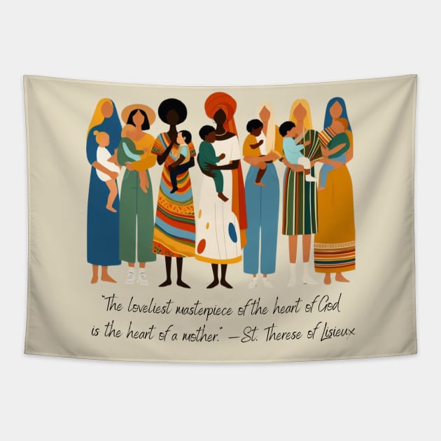 Happy Mother’s Day Tapestry by ViaSabo