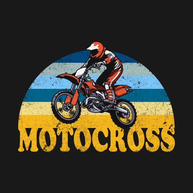 Motocross Racing Biker by Foxxy Merch