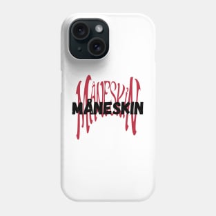 Måneskin red and black Phone Case