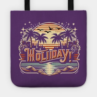 Tropical Holiday Sunset vacation mood trip Tote