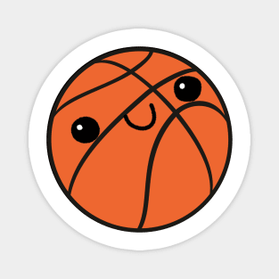 Cutey Face Basketball Magnet