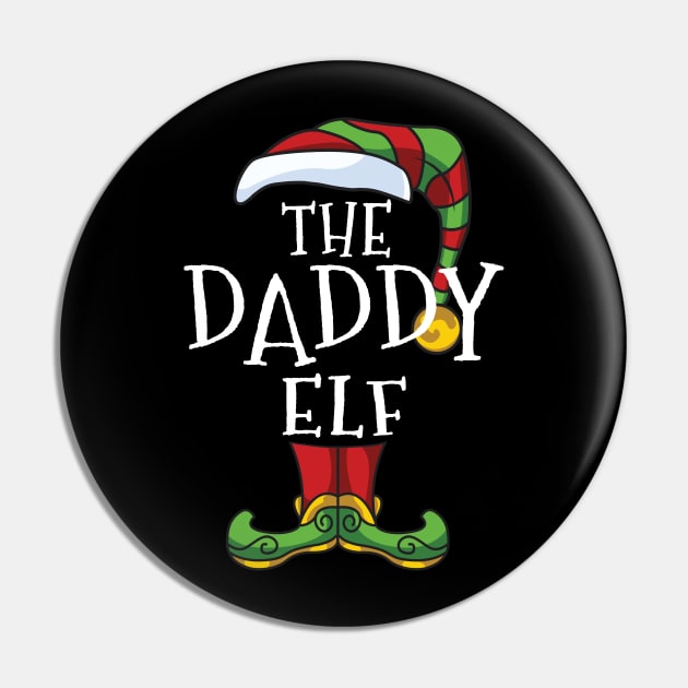 Daddy Elf Family Matching Christmas Holiday Group Gift Pajama Daddy Father Pin by BeesTeez