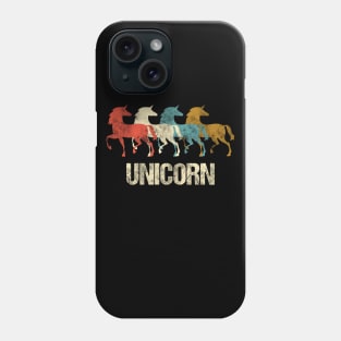 Colourful Unicorns Phone Case