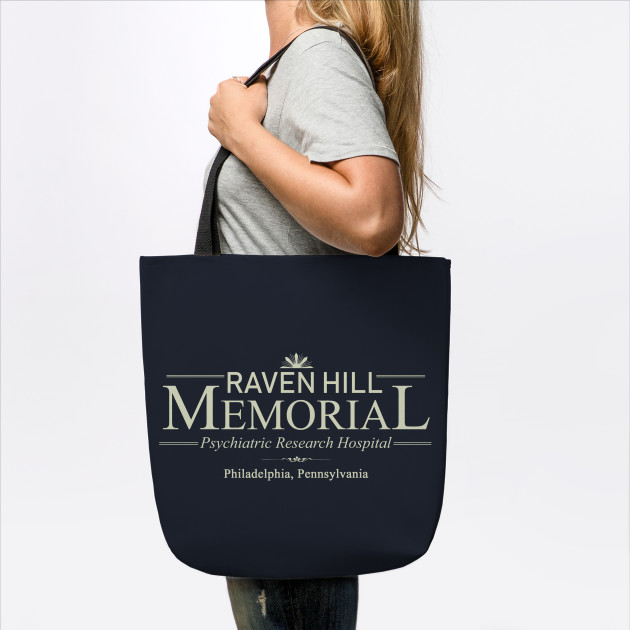 Raven Hill Memorial From The Movie Glass Glass Tote Teepublic Hotels in der nähe von roxborough memorial hospital, philadelphia: teepublic