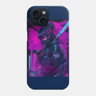 Neon ninja girl Phone Case