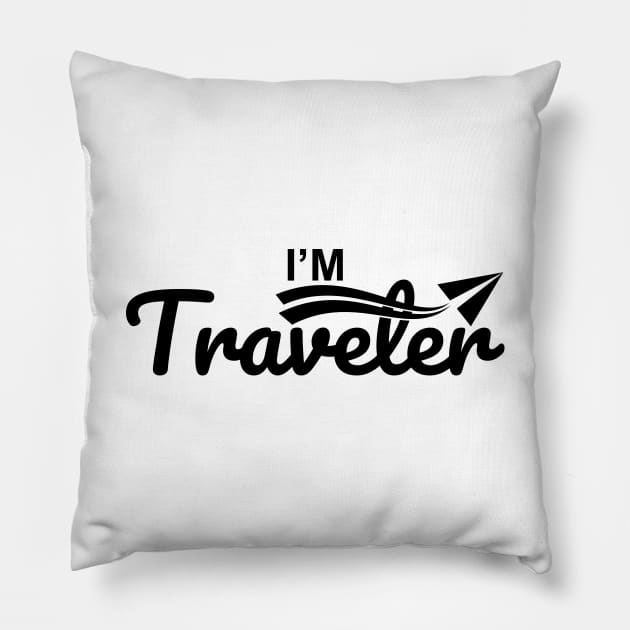 I'm Traveler Pillow by ahmadzakiramadhan