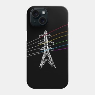 The Dark Side of Electricity Phone Case