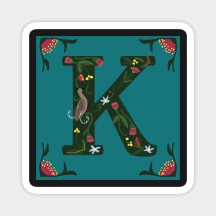 Australiana Letter K 2023 Magnet