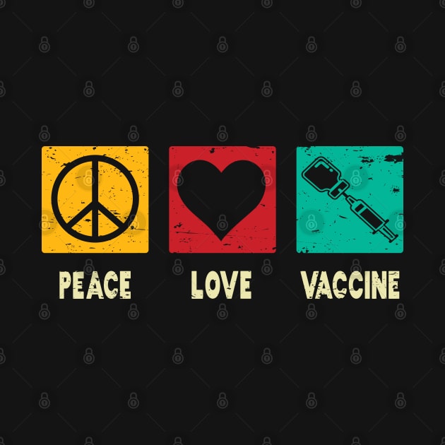 Peace Love Vaccine by MZeeDesigns