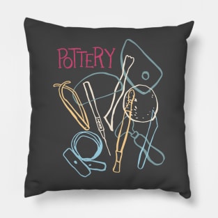 Pottery Tools Pillow