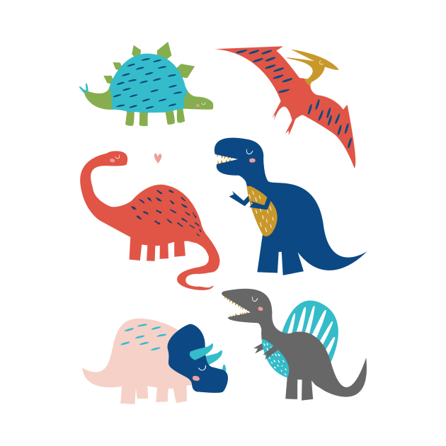 Our favorite dinosaurs by spaghettis