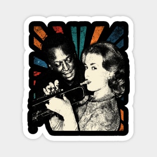 Miles Davis graphic vintage Magnet