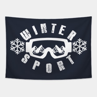 Winter sports Tapestry